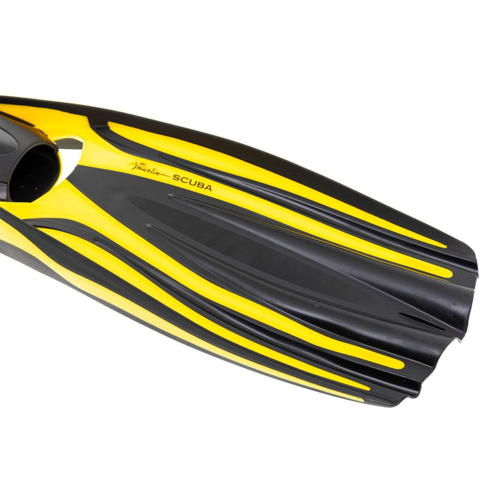 Aletas de Buceo Scuba Ebs Amarillas Talla S-35,5-40 Marlin 117451