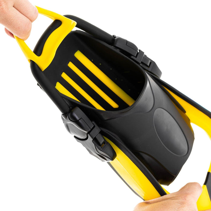 Aletas de Buceo Scuba Ebs Amarillas Talla S-35,5-40 Marlin 117451