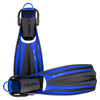 Aletas de Buceo Scuba Ebs Azules Talla L-44,5-49 Marlin 117452