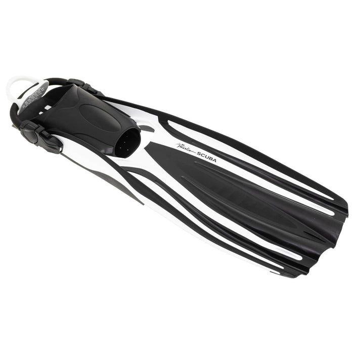 Aletas de Buceo Scuba Ebs Blancas Talla R-41-44 Marlin 117455