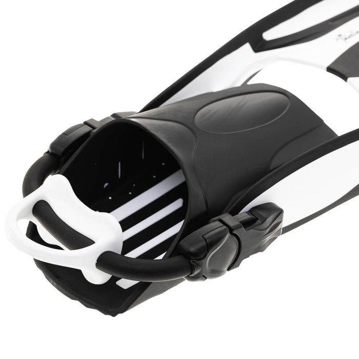 Aletas de Buceo Scuba Ebs Blancas Talla R-41-44 Marlin 117455