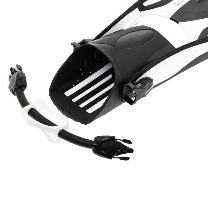 Aletas de Buceo Scuba Ebs Blancas Talla S-35,5-40 Marlin 117456