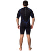 Traje de Baño Corto Malibu Hombre 2.5mm Negro-Azul Talla M Marlin 117605