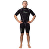 Traje de Baño Corto Malibu Hombre 2.5mm Negro-Plata Talla M Marlin 117611