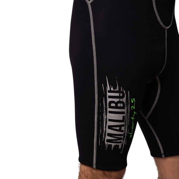 Traje de Baño Corto Malibu Hombre 2.5mm Negro-Plata Talla M Marlin 117611