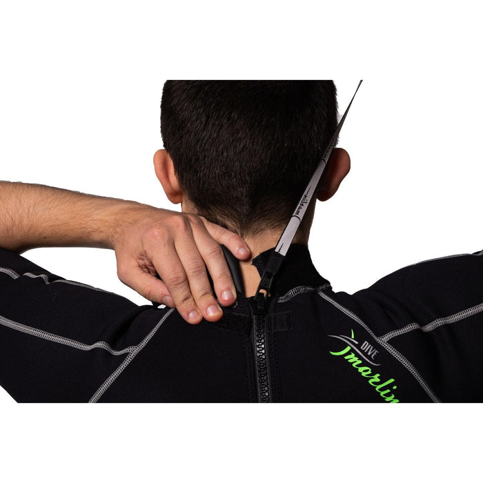 Traje de Baño Corto Malibu Hombre 2.5mm Negro-Plata Talla XXL Marlin 117615