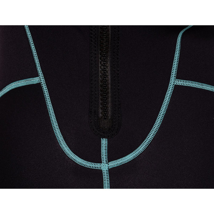 Traje de Baño Corto Malibu Mujer 2.5mm Negro-Azul Aqua Talla XL Marlin 117626