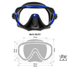 Máscara de buceo Enjoy Azul-Negro Marlin 118131