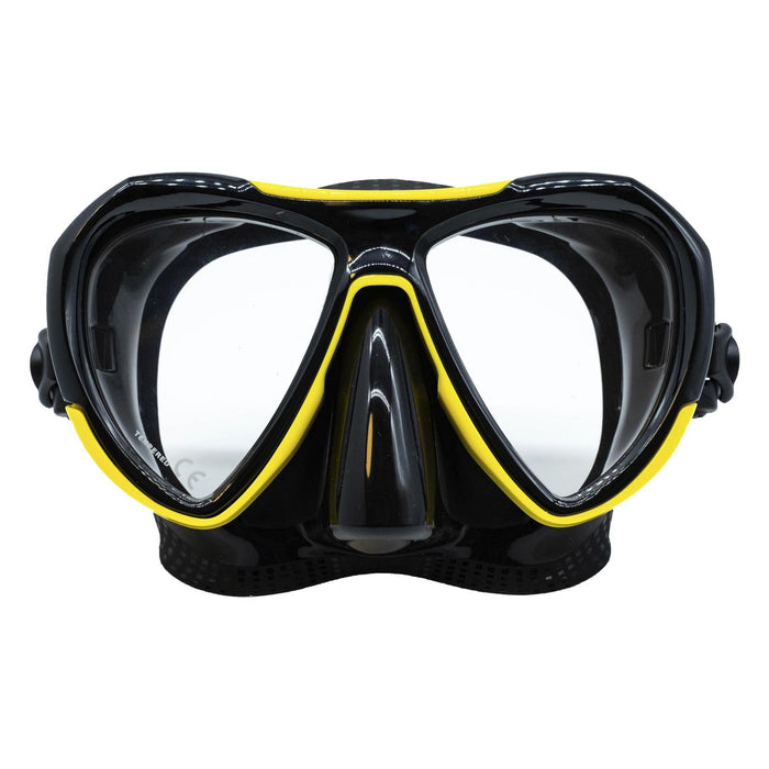 Máscara de pesca submarina Diamond Amarillo-Negro Marlin 118272