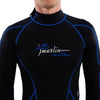 Traje de Snorkel Malibu Hombre 2.5mm Negro-Azul Talla L Marlin 118315