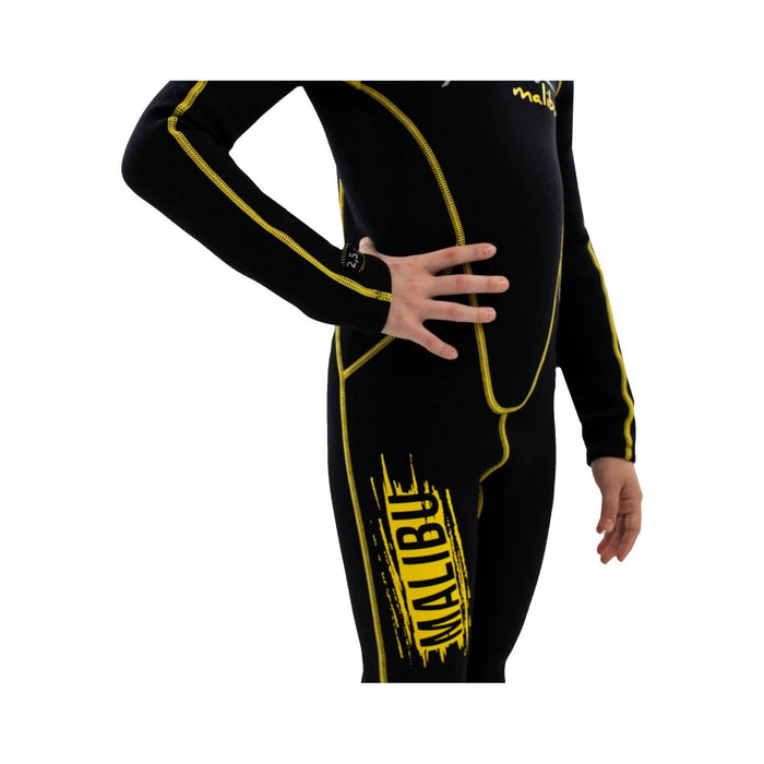 Traje de Snorkel Malibu Niños 2.5mm Negro-Amarillo Talla L Marlin 118329