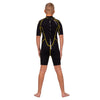 Traje de Snorkel Corto Malibu Niños 2.5mm Negro-Amarillo Talla XXS Marlin 118331