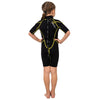 Traje de Snorkel Corto Malibu Niños 2.5mm Negro-Amarillo Talla XXS Marlin 118331