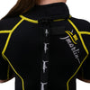 Traje de Snorkel Corto Malibu Niños 2.5mm Negro-Amarillo Talla XXS Marlin 118331