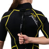 Traje de Snorkel Corto Malibu Niños 2.5mm Negro-Amarillo Talla XXS Marlin 118331