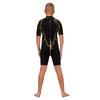 Traje de Snorkel Corto Malibu Niños 2.5mm Negro-Amarillo Talla XL Marlin 118332