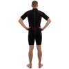 Traje de Baño Corto Malibu Hombre 2.5mm Negro-Rojo Talla M Marlin 118335