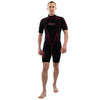 Traje de Baño Corto Malibu Hombre 2.5mm Negro-Rojo Talla M Marlin 118335