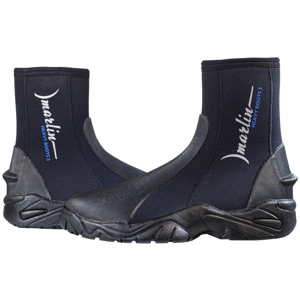 Botas de buceo pesadas 5mm Negras Talla XXXL Marlin 118433