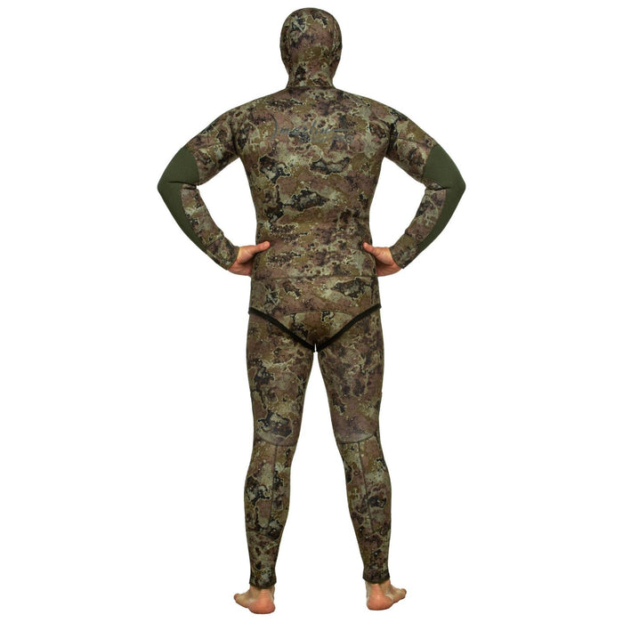 Traje de neopreno completo para pesca submarina Skilur Pro 3mm Verde-Camuflaje Talla M Marlin 118434