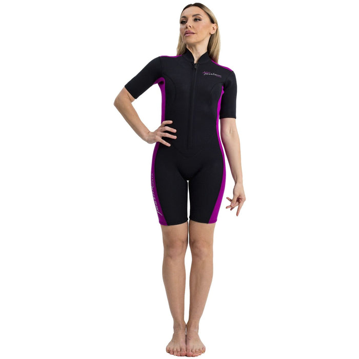 Traje corto Costa mujer 2mm negro-violeta talla XL Marlin 118462