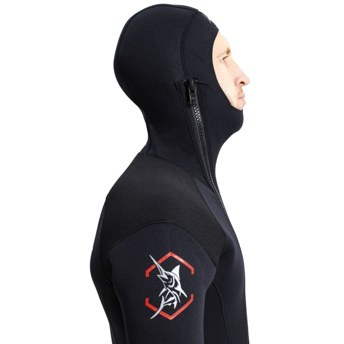 Traje de buceo con capucha Safari hombre 5mm negro talla L Marlin 118465