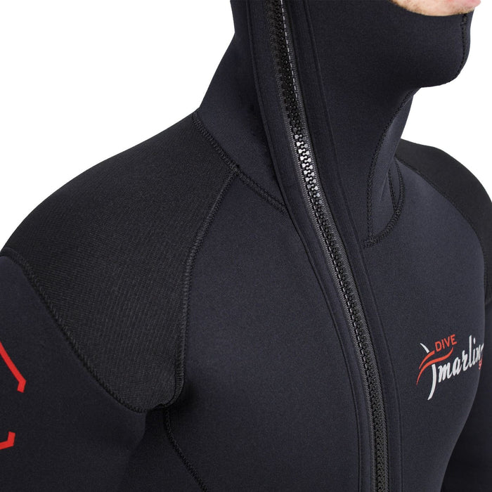 Traje de buceo con capucha Safari hombre 5mm negro talla L Marlin 118465