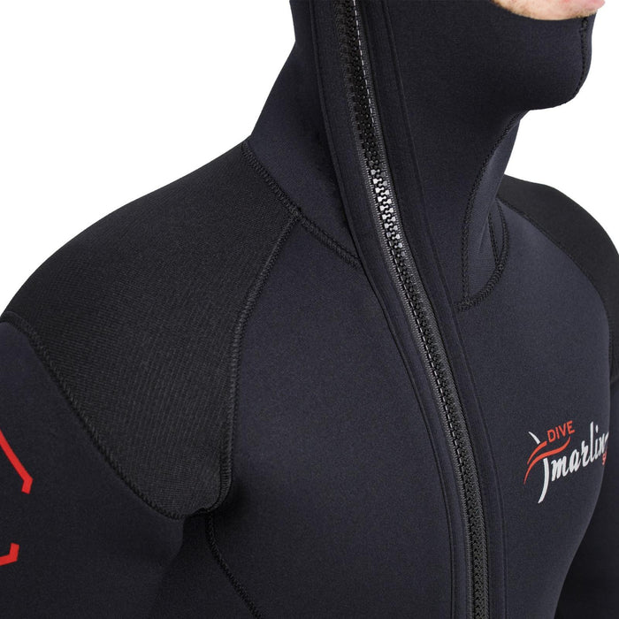 Traje de buceo con capucha Safari hombre 5mm negro talla XXXL Marlin 118468