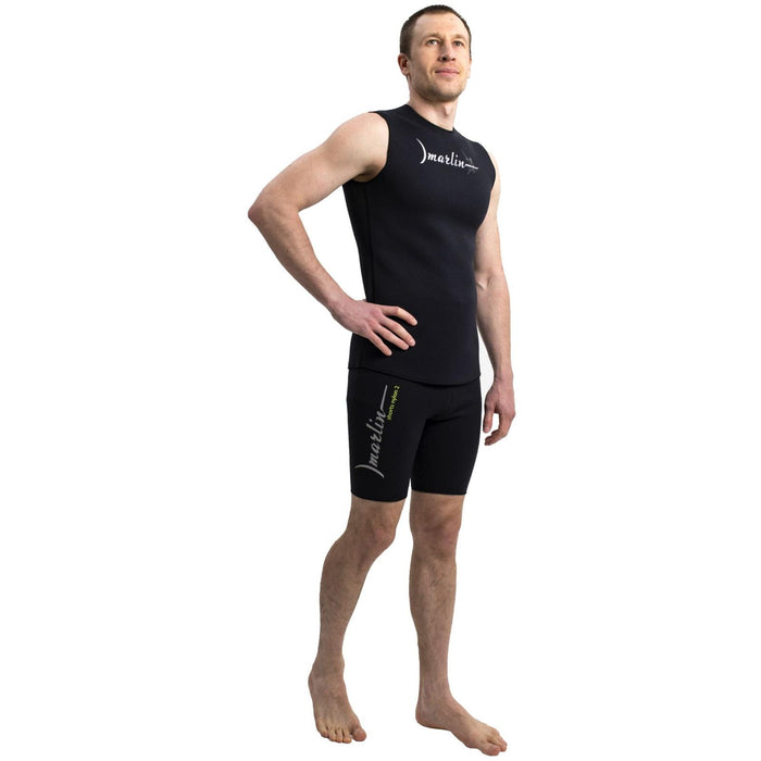 Chaleco de neopreno nylon 2mm negro talla XXL Marlin 118480