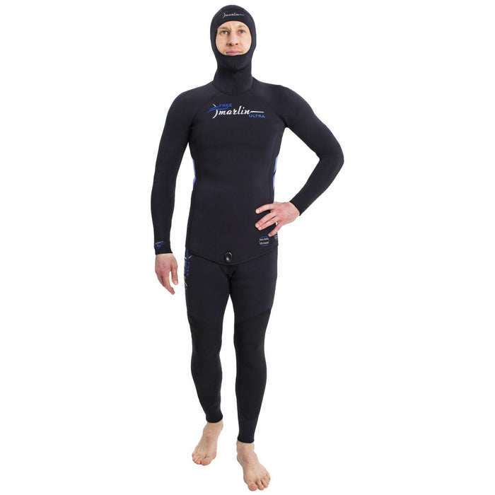 Traje de apnea completo con capucha Ultra hombre 5mm negro talla XXL Marlin 118536