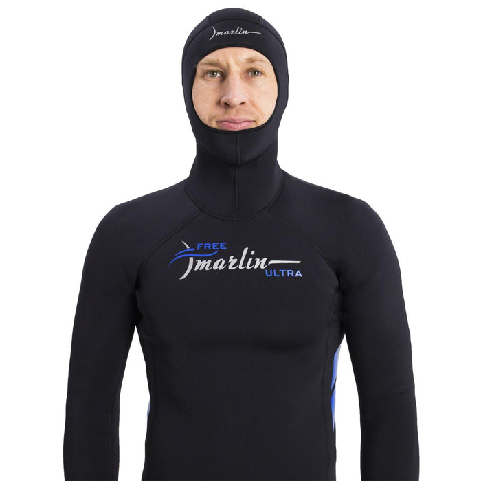 Traje de apnea completo con capucha Ultra hombre 5mm negro talla XXL Marlin 118536