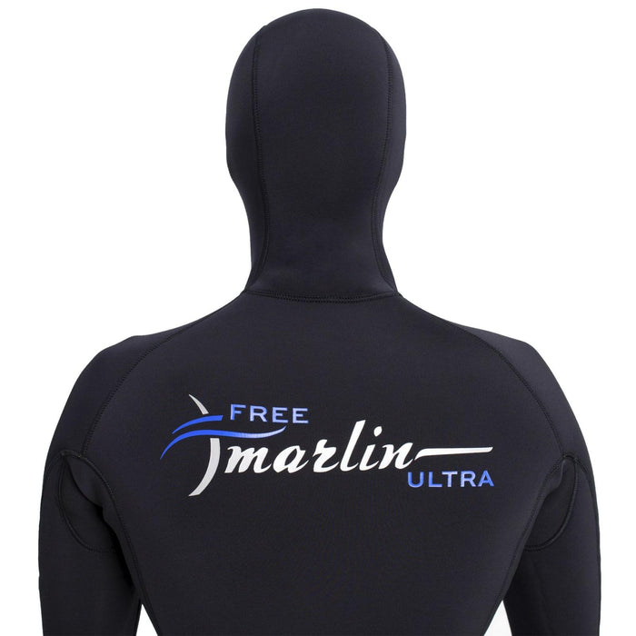 Traje de apnea completo con capucha Ultra hombre 5mm negro talla XXL Marlin 118536