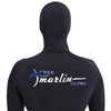 Traje de apnea completo con capucha Ultra hombre 5mm negro talla XXL Marlin 118536