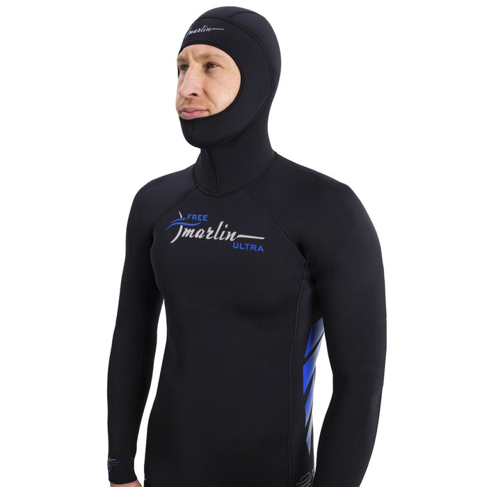 Traje de apnea completo con capucha Ultra hombre 5mm negro talla XXXL Marlin 118537