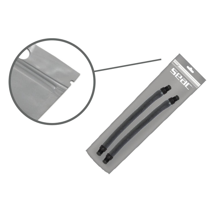 Par de eslingas antracita Flex doble diámetro 16mm longitud 30cm Seac 127-56-16X30