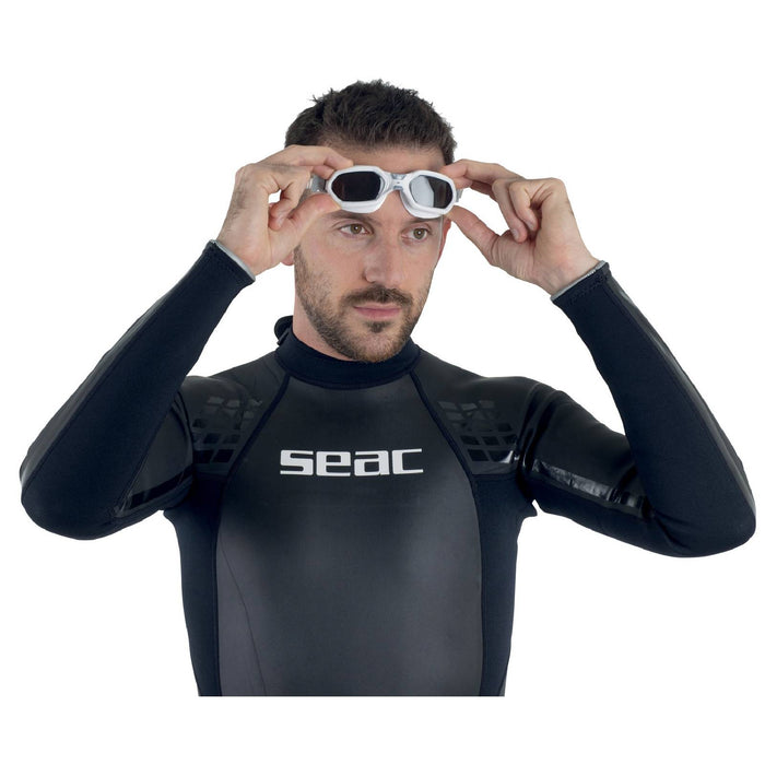 Gafas de Natación Aquatech Blanco-Plata Seac 152-32WAG