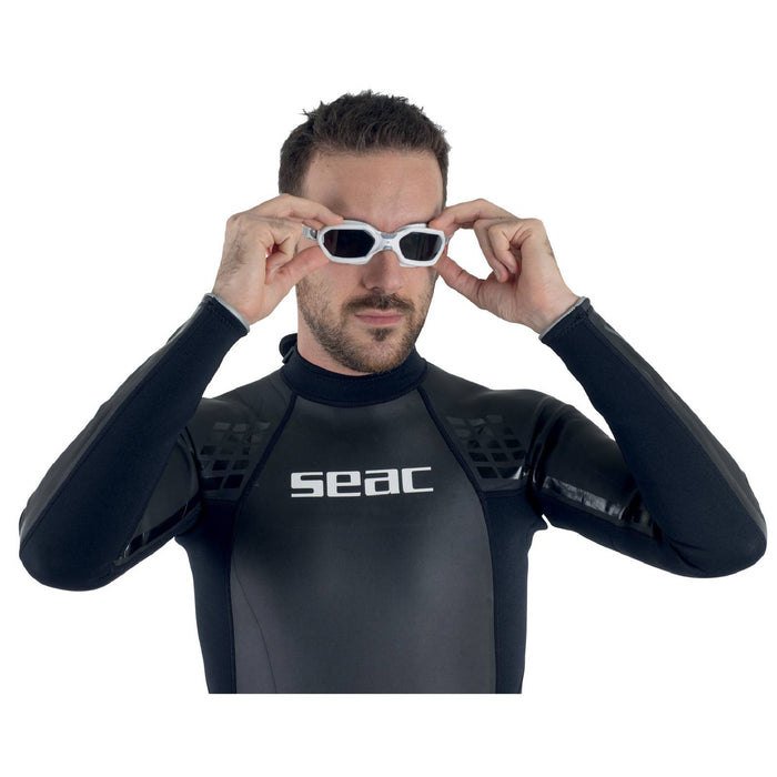 Gafas de Natación Aquatech Blanco-Plata Seac 152-32WAG