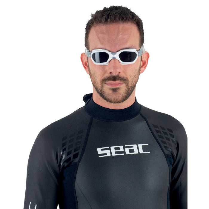 Gafas de Natación Aquatech Blanco-Plata Seac 152-32WAG