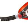 Gafas de natación Ritmo Negro-Rojo Lentes Claras Seac 152-37NR