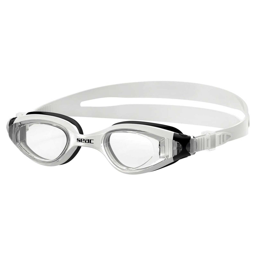 Gafas de natación Ritmo Negro-Blanco Lentes Claras Seac 152-37NW
