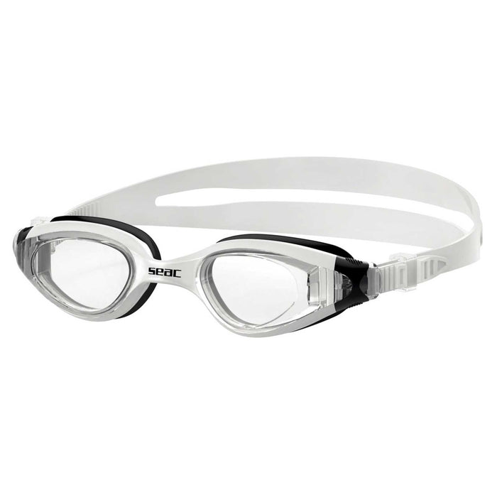 Gafas de natación Ritmo Negro-Blanco Lentes Claras Seac 152-37NW