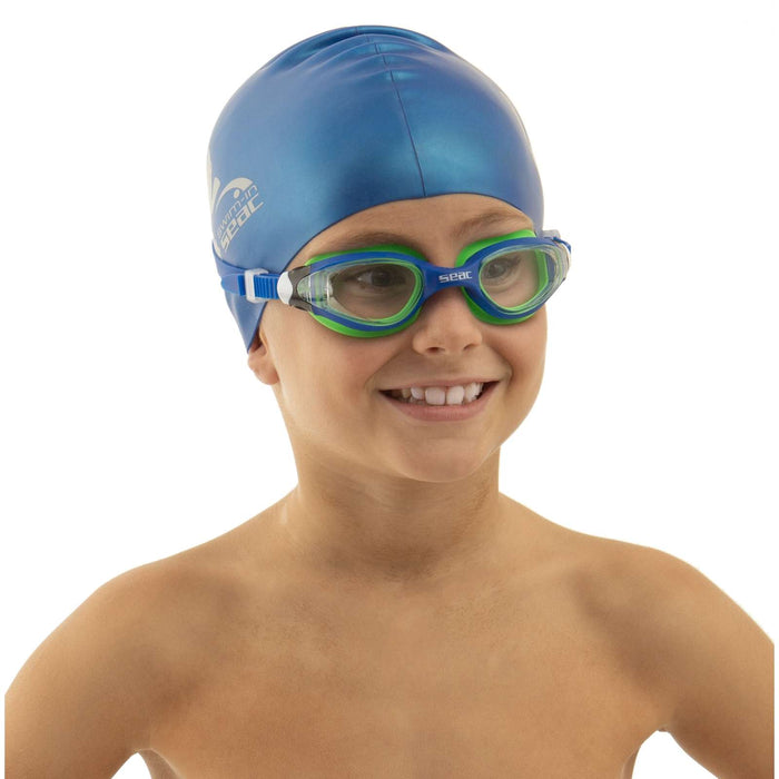 Gafas de natación Ritmo Niños Azul-Verde Lentes Claras Seac 152-39BV