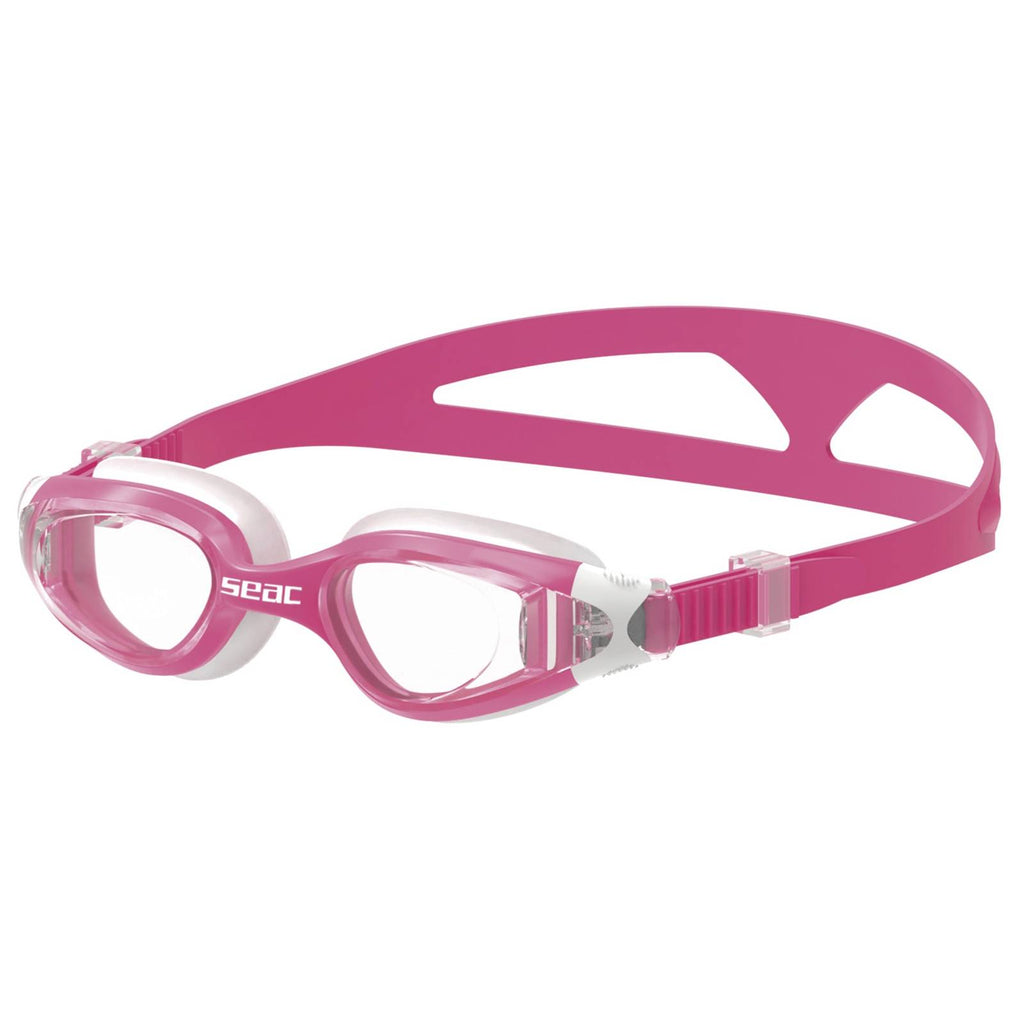 Gafas de natación Ritmo Niños Blanco-Rosa Lentes Claras Seac 152-39WP