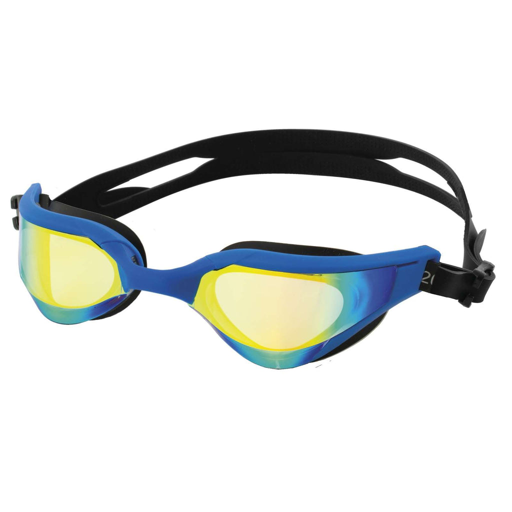 Gafas de natación Rocket Negro-Azul Lentes Espejo Seac 152-70NB-LS