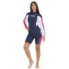 Rash Guard Raa Largo Evo Mujer Azul Oscuro S Seac 155-1-S