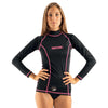 Rash Guard T-Sun Long Mujer Negro XL Seac 155-11-XL