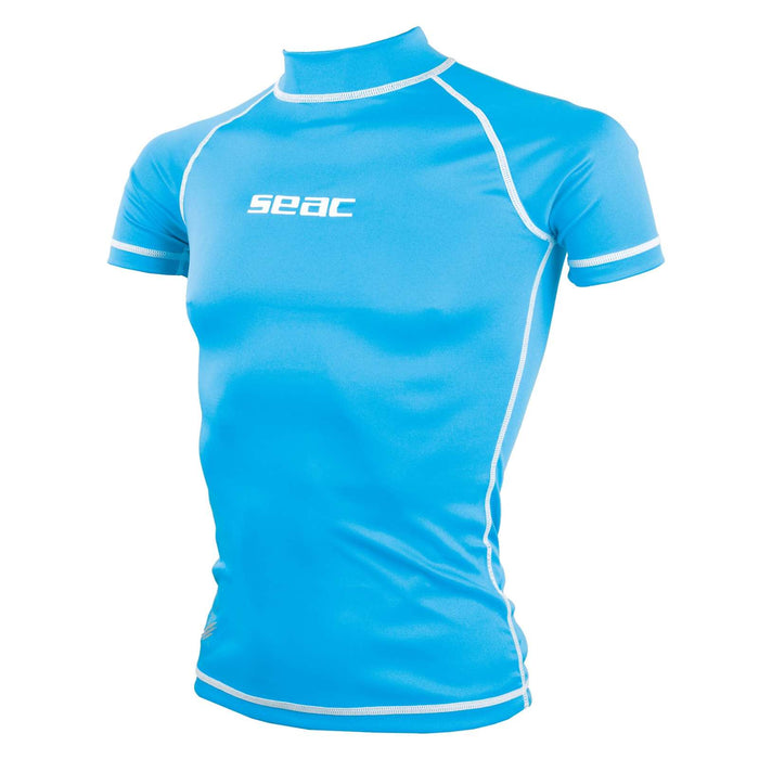 Rash Guard T-Sun Corto Niños Niño Celeste 11 Años Seac 155-20-11