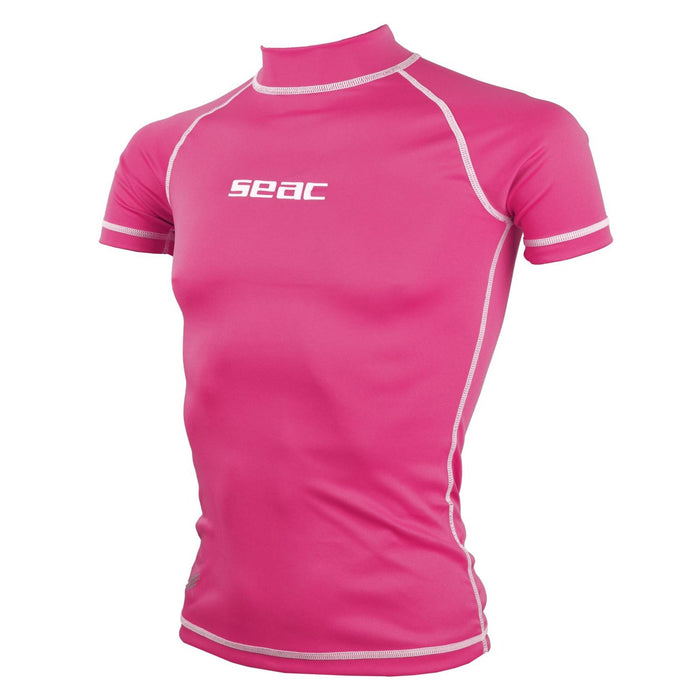 Rash Guard T-Sun Corto Niños Niña Rosa 11 Años Seac 155-21-11