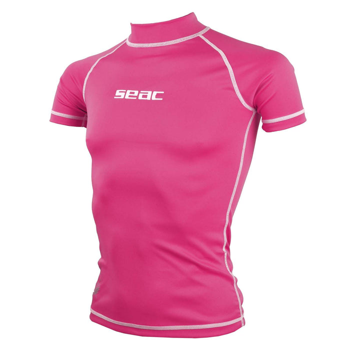 Rash Guard T-Sun Corto Niños Niña Rosa 7 Años Seac 155-21-7