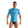 Rash Guard Raa Corto Evo Hombre Azul Claro S Seac 155-31-S